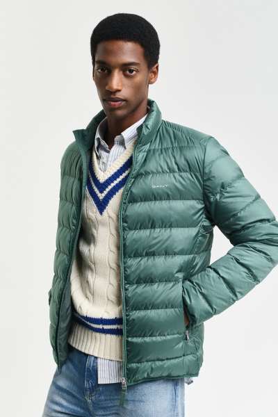 DZEKI GANT LIGHT DOWN JACKET WOODY GREEN