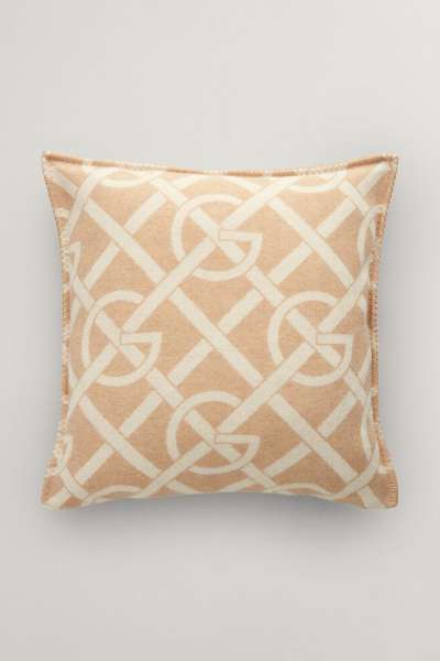DÍSZPÁRNAHUZAT GANT G-PATTERN CUSHION 50X50 DRY SAND