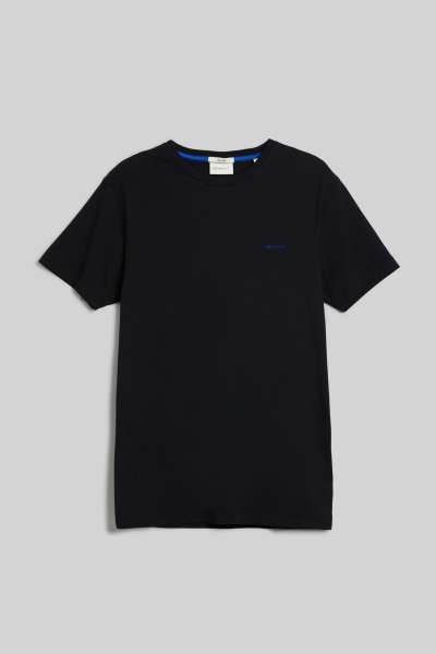 PÓLÓ GANT CONTRAT LOGO  T-HIRT BLACK