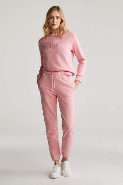 TRÉNINGNADRÁG GANT REG TONAL SHIELD SWEATPANTS GERANIU PINK