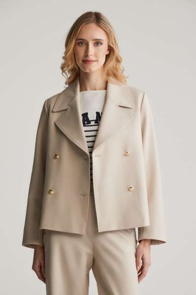 KABÁT GANT TEXTURE IGHT PEACOAT SOFT OAT