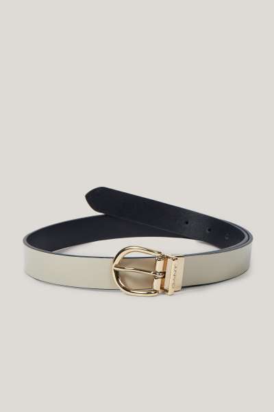 ÖV GANT REVERSIBLE LEATHER BELT BLACK