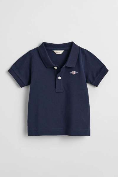 PÓLÓ GANT SHIELD PIQUE SS RUGGER MARINE