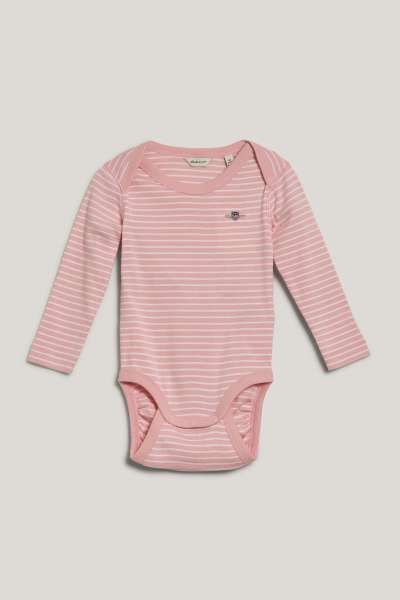 BODY GANT STRIPED SHIELD AMERICAN NECK BODY BLUSHING PINK