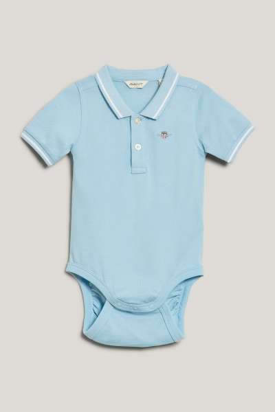 BODY GANT CONTRAST TP PIQUE BODY CALMING BLUE