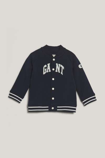 DZSEKI GANT VARSITY SWEAT JACKET MARINE