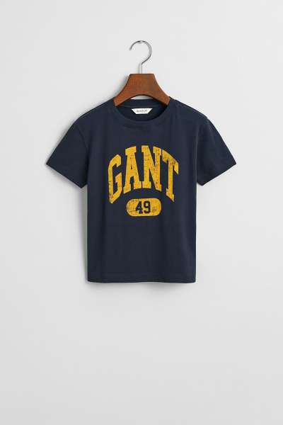 PÓLÓ GANT 49 ARCH RELAXED T-SHIRT EVENING BLUE