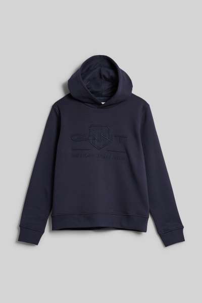 MELEGÍTŐ FELSŐ GANT TONAL AS HOODIE EVENING BLUE