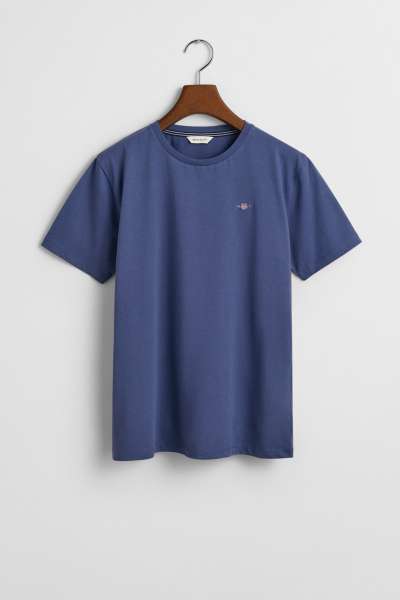 PÓLÓ GANT SHIELD SS T-SHIRT DUSTY NAVY
