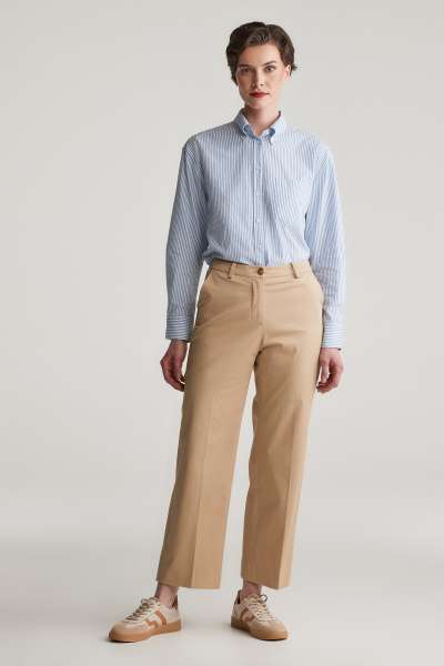 NADRÁG GANT COTTON SUIT PANT OAK BEIGE