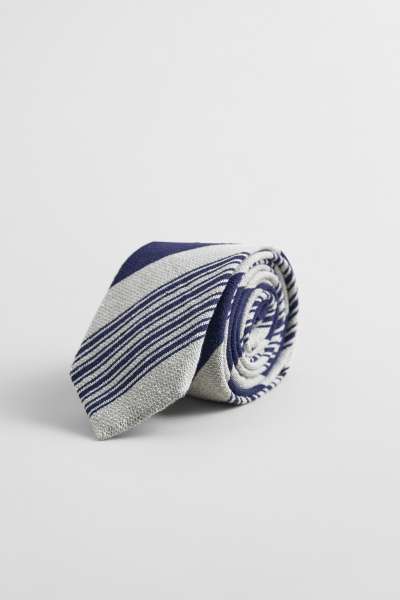 NYAKKENDŐ GANT STRIPED SILK TIE CLASSIC BLUE