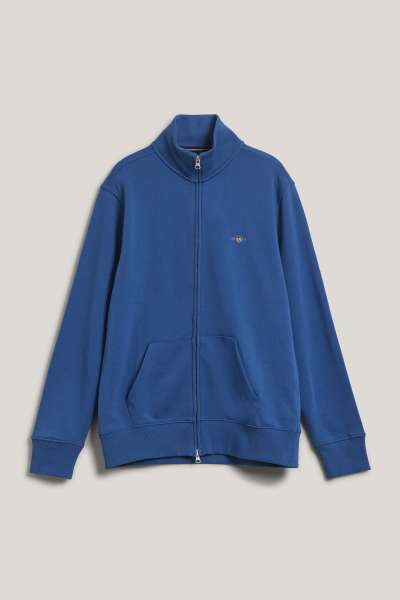 ELEGÍTŐFELSŐ GANT REG SHIELD FULL ZIP SWEAT RICH BLUE