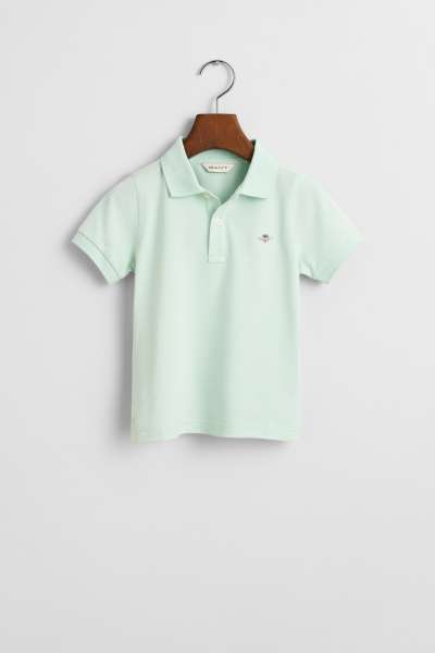 PÓLÓ GANT SHIELD SS PIQUE FADED MINT