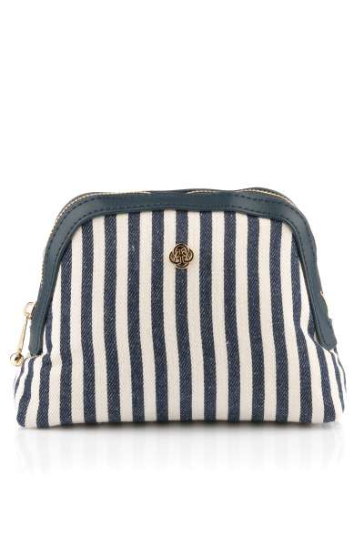 KOZMETIKAI TÁSKA GANT HICKORY STRIPE MAKE UP BAG EVENING BLUE