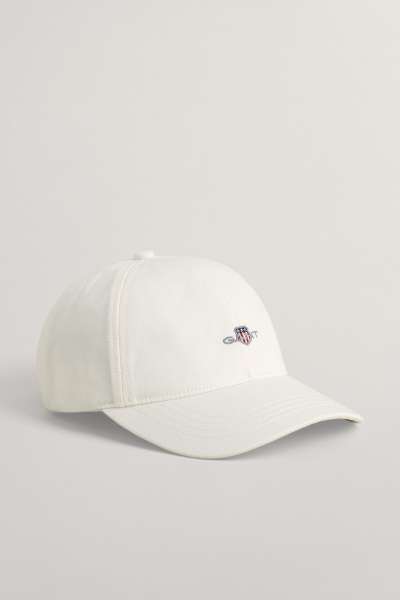 SAPKA 1-6 ÉVES GANT SHIELD COTTON TWILL CAP EGGSHELL