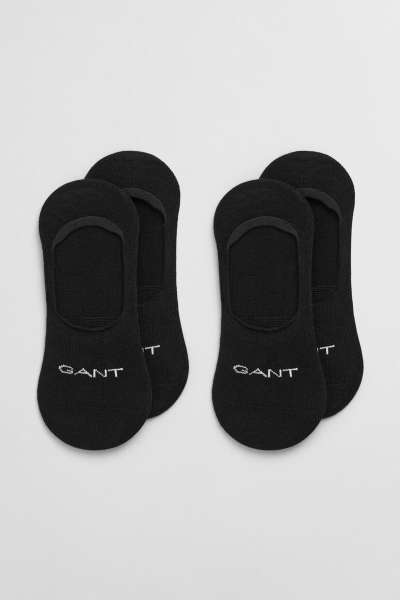 ZOKNI GANT INVISIBLE SOCKS 2-PACK BLACK