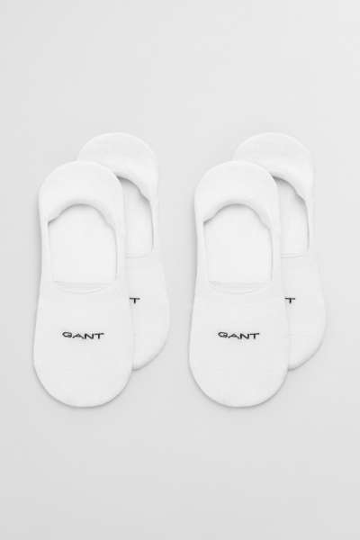 ZOKNI GANT INVISIBLE SOCKS 2-PACK WHITE