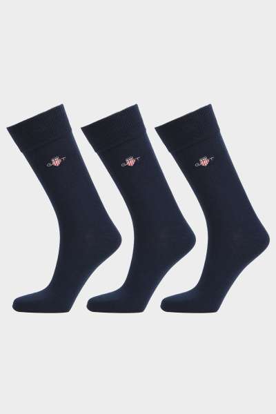 3-PACK ZOKNI GANT SHIELD SOCKS 3-PACK EVENING BLUE