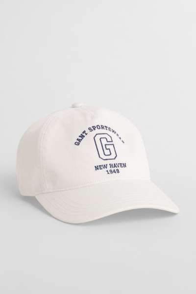 SAPKA 7-16 ÉVES GANT SPORTSWEAR ARCH CAP EGGSHELL