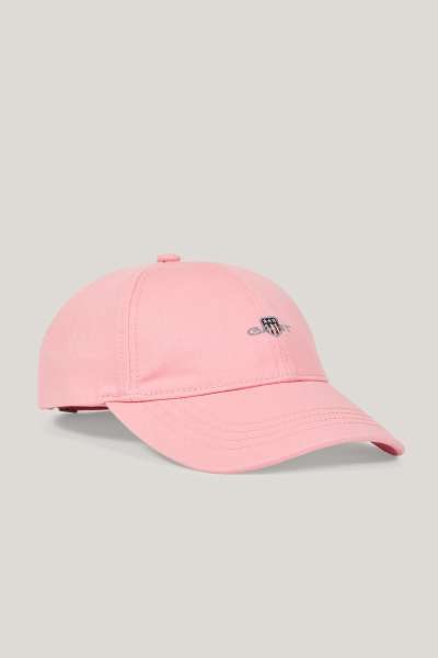 SAPKA 1-6 ÉVES GANT SHIELD COTTON TWILL CAP GERANIUM PINK