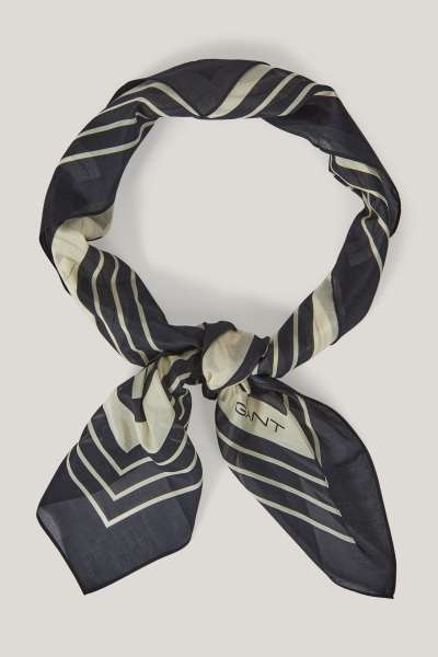 SÁL GANT G PATTERN COTTON SILK SARONG BLACK