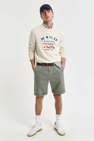 RÖVIDNADRÁG GANT REG SUNFADED CHINO SHORTS KALAMATA GREEN