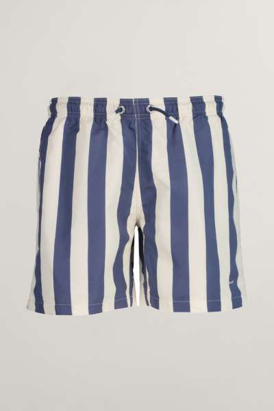 FÜRDŐRUHA GANT STRIPED SWIM SHORTS DUSTY NAVY