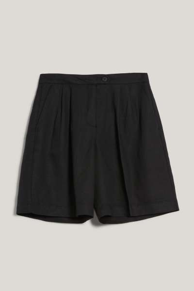 RÖVIDNADRÁG GANT TAILORED LINEN SHORTS BLACK