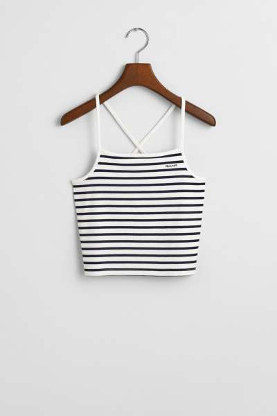 PÓLÓ GANT STRIPED TANK TOP EVENING BLUE