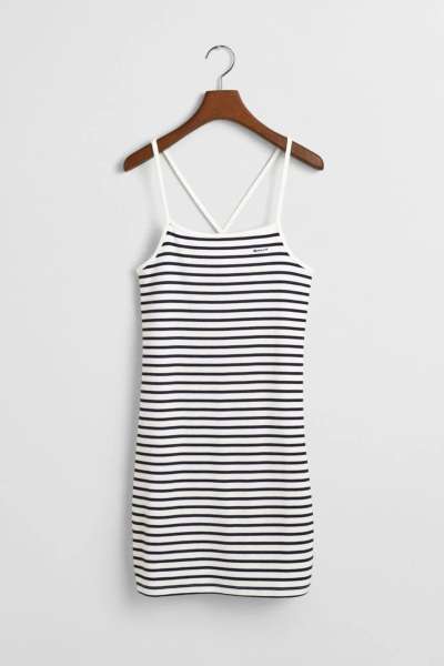 RUHA GANT STRIPED TANK DRESS EVENING BLUE