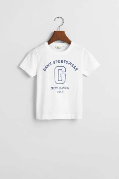 PÓLÓ GANT SPORTSWEAR ARCH T-SHIRT WHITE