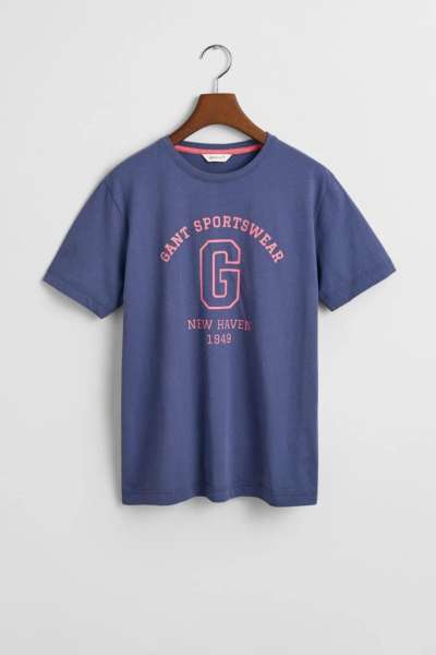 PÓLÓ GANT SPORTSWEAR ARCH T-SHIRT DUSTY NAVY