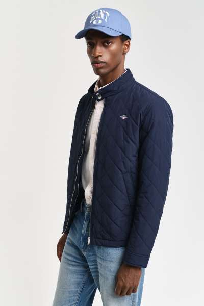 DZEKI GANT QUILTED WINDCHEATER EVENING BLUE
