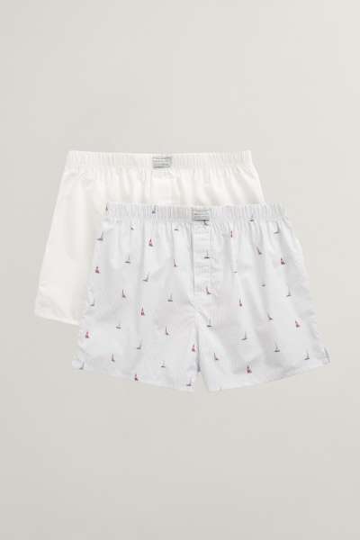 ALSÓNEŰ GANT BOXER SHORTS 2-PACK LIGHT BLUE