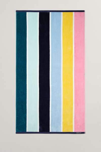 FÜRDŐLEPEDŐ GANT MULTI STRIPE BEACH TOWEL  MULTICOLOR