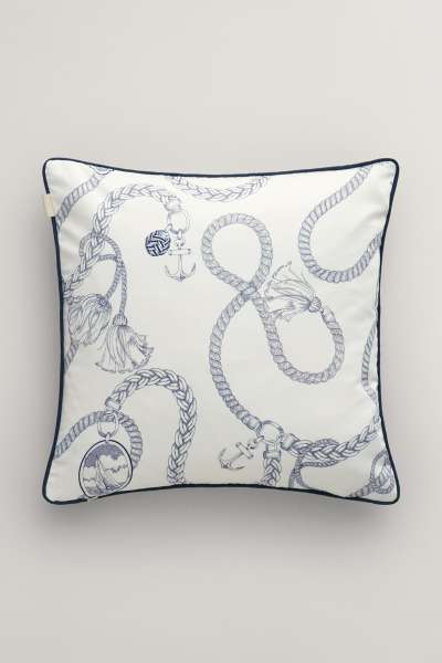 DÍSZPÁRNAHUZAT GANT SATEEN SAILING PRINT CUSHION  EGGSHELL