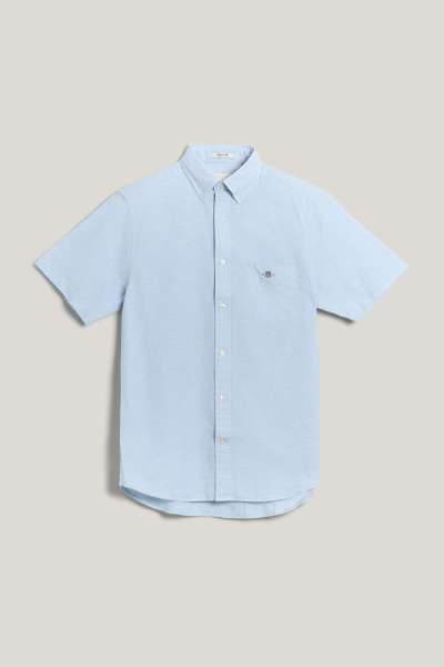 ING GANT REG DOBBY SHIRT FRESH BLUE