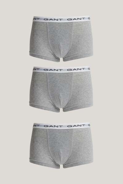 ALSÓNEMŰ GANT TRUNK 3-PACK GREY MELANGE