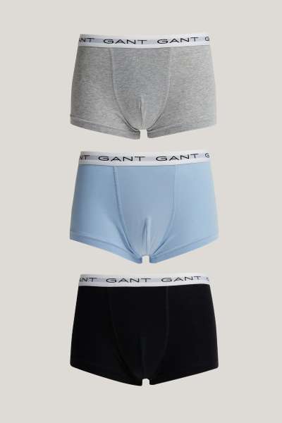 ALSÓNEMŰ GANT TRUNK 3-PACK LIGHT GREY MELANGE