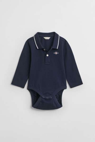 BODY GANT SHIELD LS PIQUE BODY MARINE