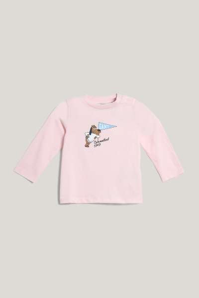 PÓLÓ GANT GRAPHIC LS T-SHIRT SALMON