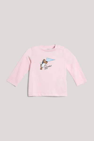 PÓLÓ GANT GRAPHIC LS T-SHIRT SALMON