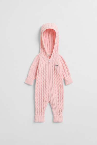 PULÓVER GANT SHIELD COTTON CABLE ONE PIECE SALMON