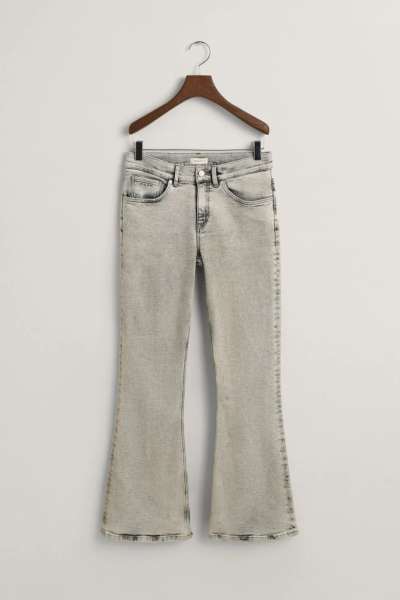FARMER GANT BOOTCUT JEANS GREY WORN IN