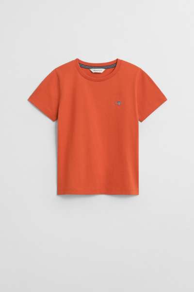 PÓLÓ GANT SHIELD SS T-SHIRT DEEP ORANGE