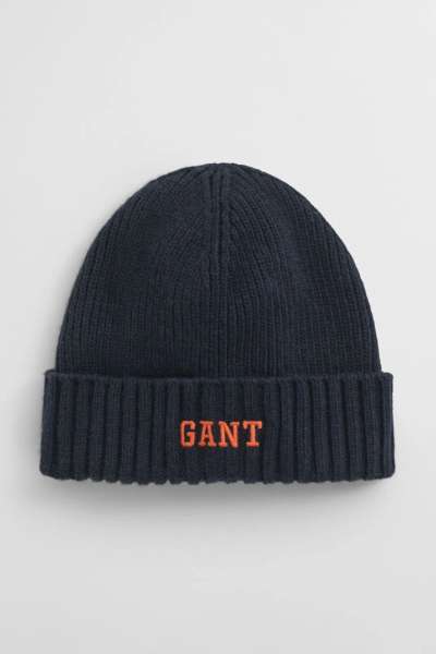 SAPKA 1-6 ÉVES GANT GRAPHIC COTTON BEANIE EVENING BLUE