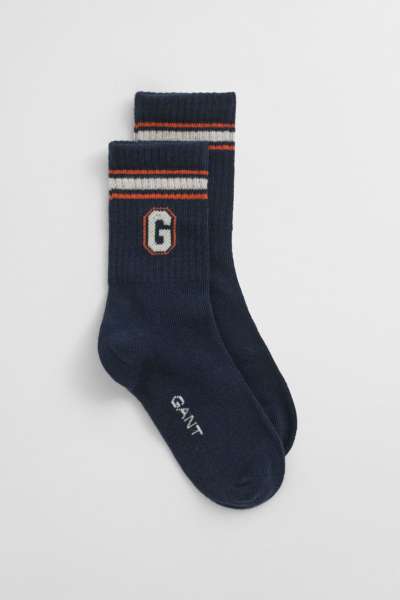 ZOKNI GANT GRAPHIC SOCKS EVENING BLUE