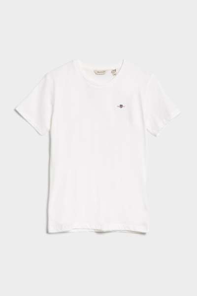 PÓLÓ GANT SHIELD SS T-SHIRT WHITE