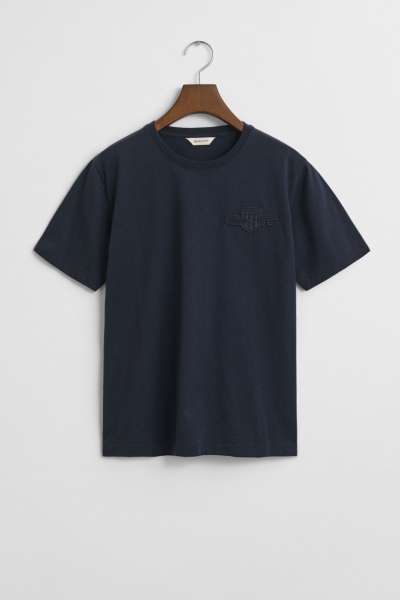PÓLÓ GANT TONAL AS SS T-SHIRT EVENING BLUE
