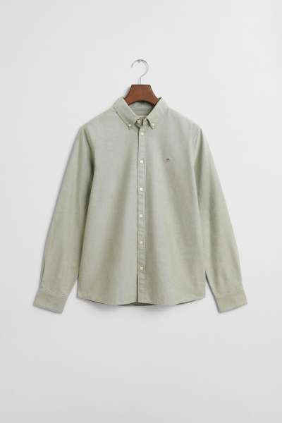 ING GANT SHIELD OXFORD BD SHIRT WASHED OLIVE